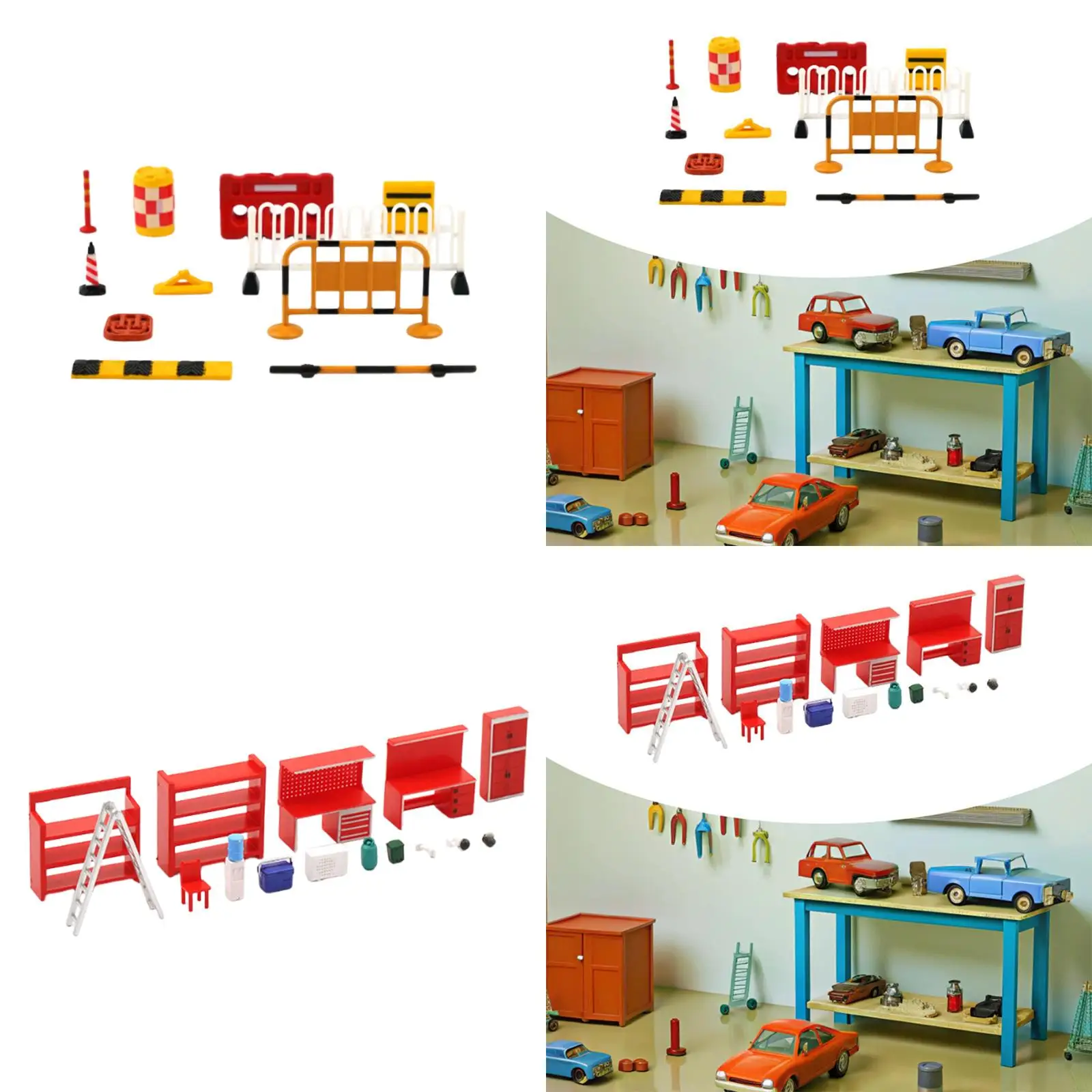 

Набор аксессуаров для диорамы в масштабе 1/64, прочный, креативный, имитация, миниатюрный, для микросцены своими руками, фотографии, украшения,