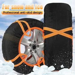 2PCS/Set Car Snow Chain for Car Tire Snow Sock Wheel Tyre Off-road Tires Winter Cars Wheel Chains SUV Winter Off Road 4x4 Vehic