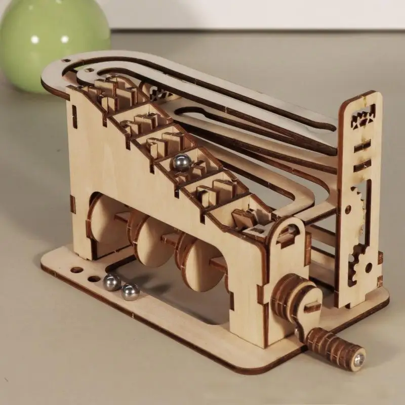 

Spiral Marble Run 3D Wooden Puzzle for Adults Teens DIY Mechanical Model Building Kit Educational STEM Toys Gift Idea