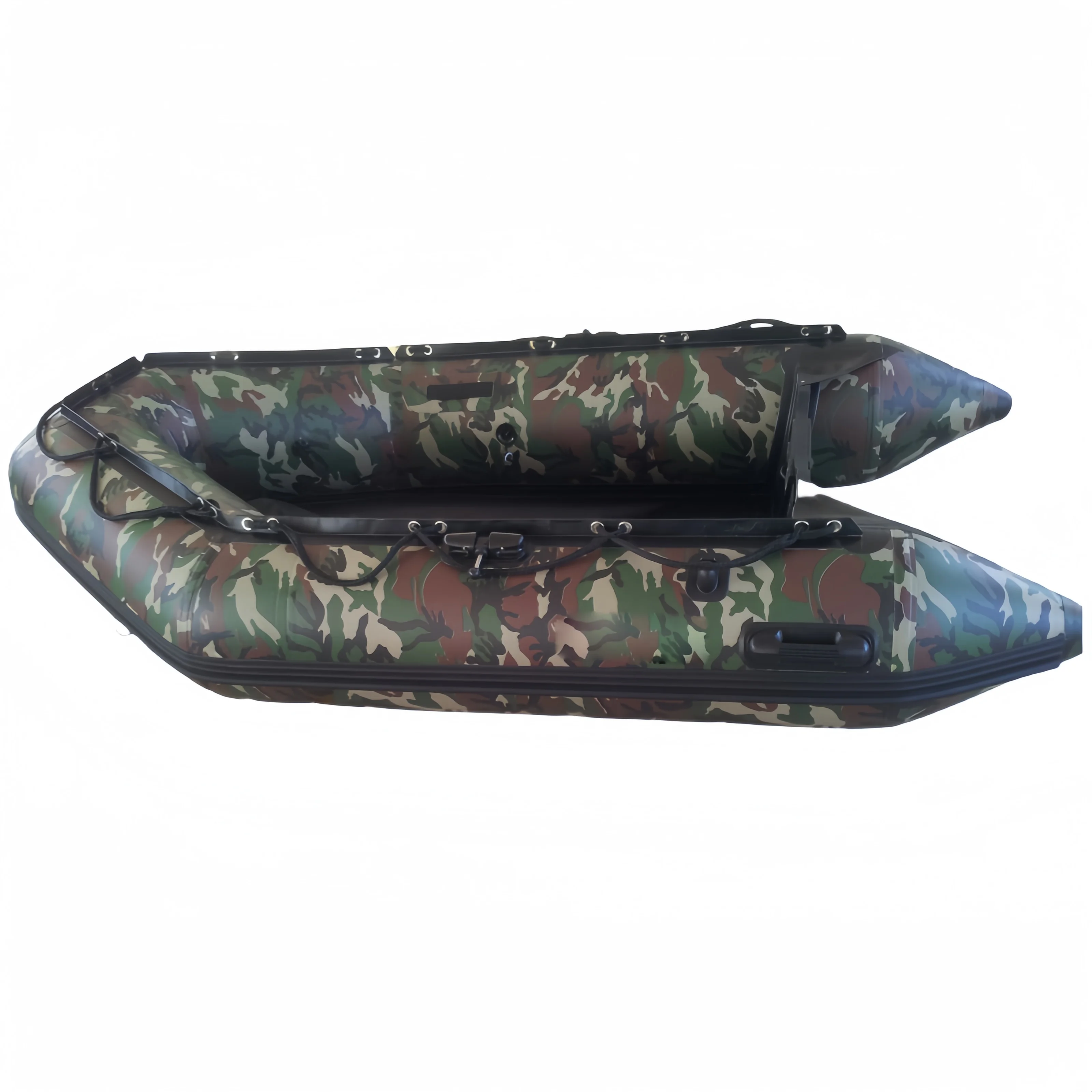 Inflatable Kayak Fishing Boat Custom PVC Inflatable Fishing Rubber Rowing Boat With Motor