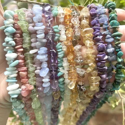 Natrural Irregular Chips Beads 5mm-10mm,Citrine,Fluorite,Moonstone,Apatite,DIY Bracelet/Necklace For Fashion Jewelry Making