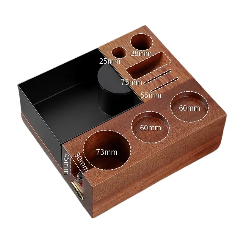 

Coffee Powder Press Base Set Italian Coffee Machine 51/58mm Powder Press Cloth Powder Hammer