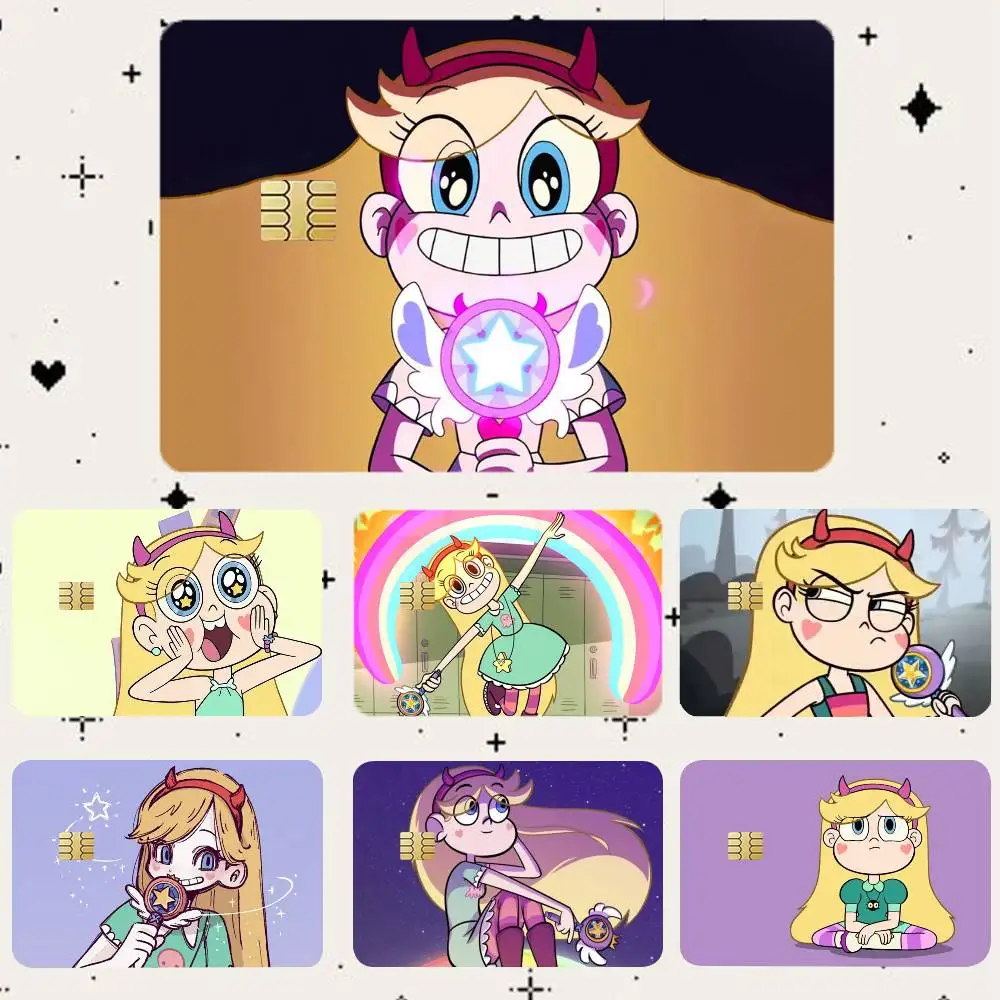 

S-Star vs the Forces of Evil HD Waterproof Card Skins Protective Stickers for Credit Bank Game Cards