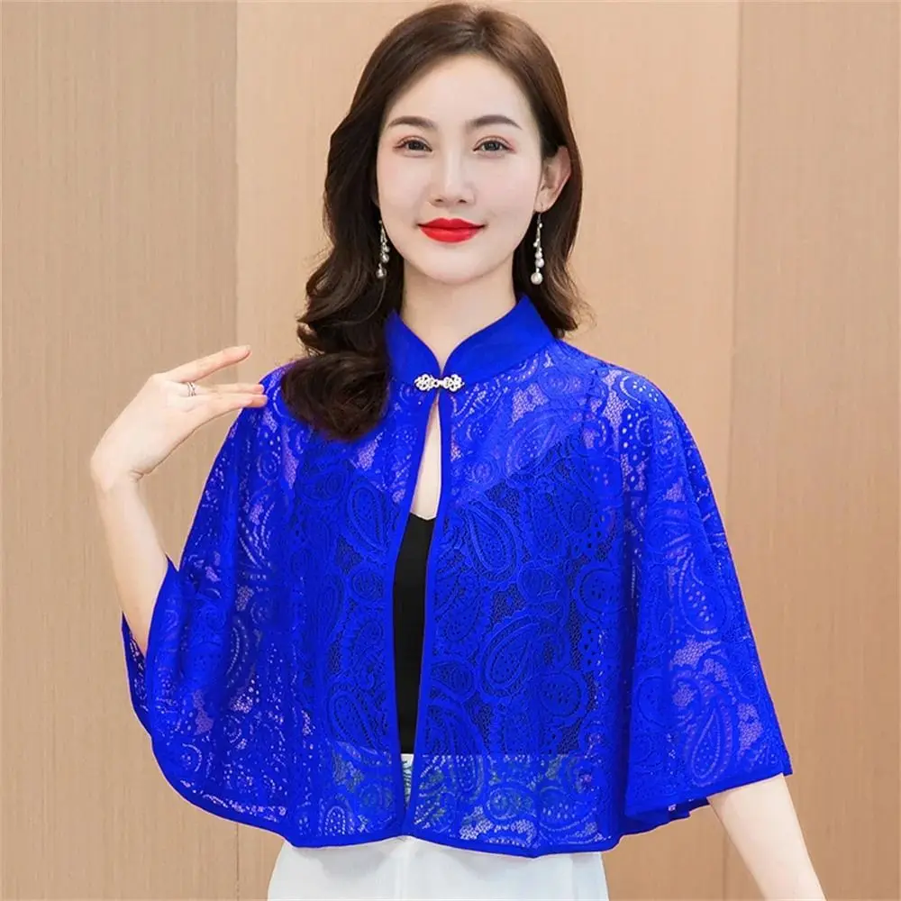 

Elegant Retro Flapper Shawl DIY Boho Chic Lace Shawl Poncho Hollow Out Short Cape Hollow Out Vest Dress Decorative Shoulder