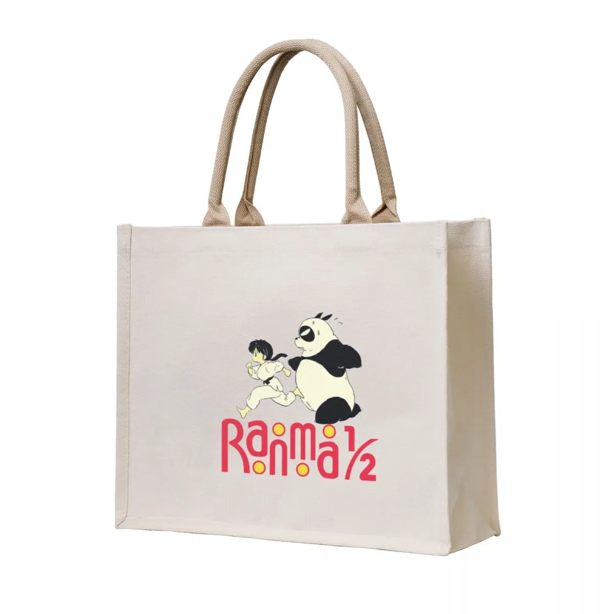 

Ranma Panda Run - ORIGINAL DRAWN by SillyFun.redbubble.com Tote Bag canvas bags custom tote bag foldable reusable bag