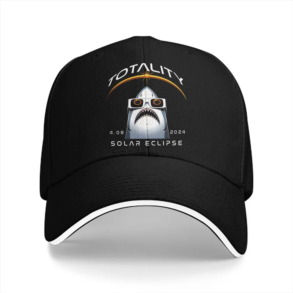 Washed Men's Baseball Cap Totality Sports Snapback Caps Dad Hat Shark Scuba Diving Golf Hats