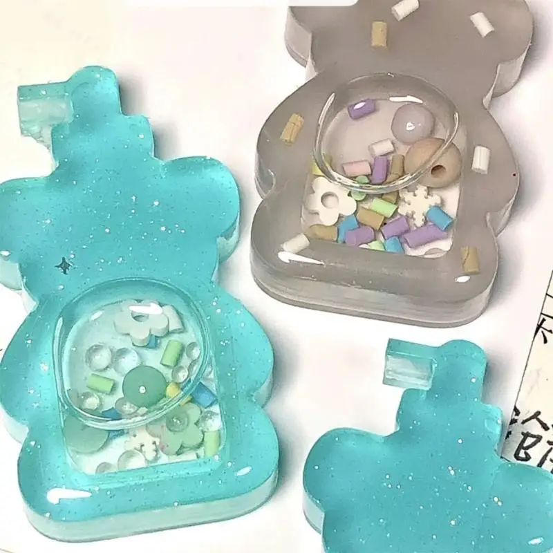 

2025 New Silicone Shaker Molds Resin Casting Shaker Mold Jewelry Pendant Making Mould