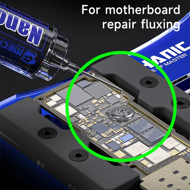 Monteur M35 Lage Rook Nano Flux Pasta met 3 Stuks Naalden Hoge Prestaties voor Mobiele Telefoon Moederbord Reparatie Soldeergereedschap