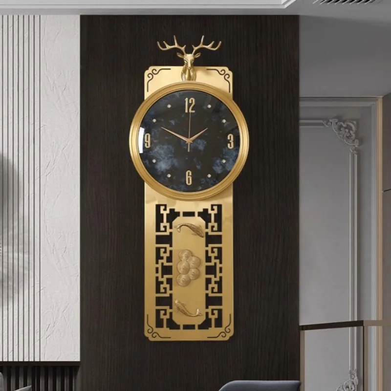 Reloj De pared europeo único, diseño De Interior mecánico clásico, reloj De pared para sala De estar, reloj De pared italiano, decoración del hogar