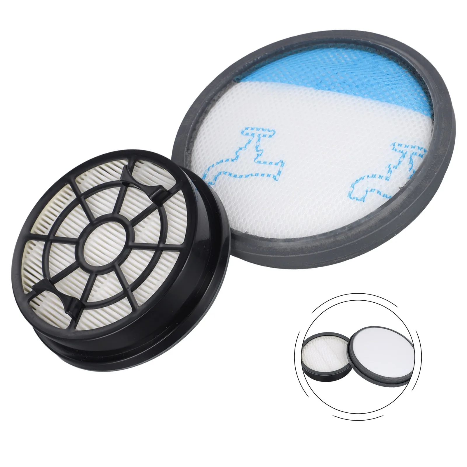 High Efficiency Filter Set for Moulinex MO291 MO2913PA/AM0 MO292 MO2923PA/AM0 MO293 Protects Vacuum Cleaner Motor
