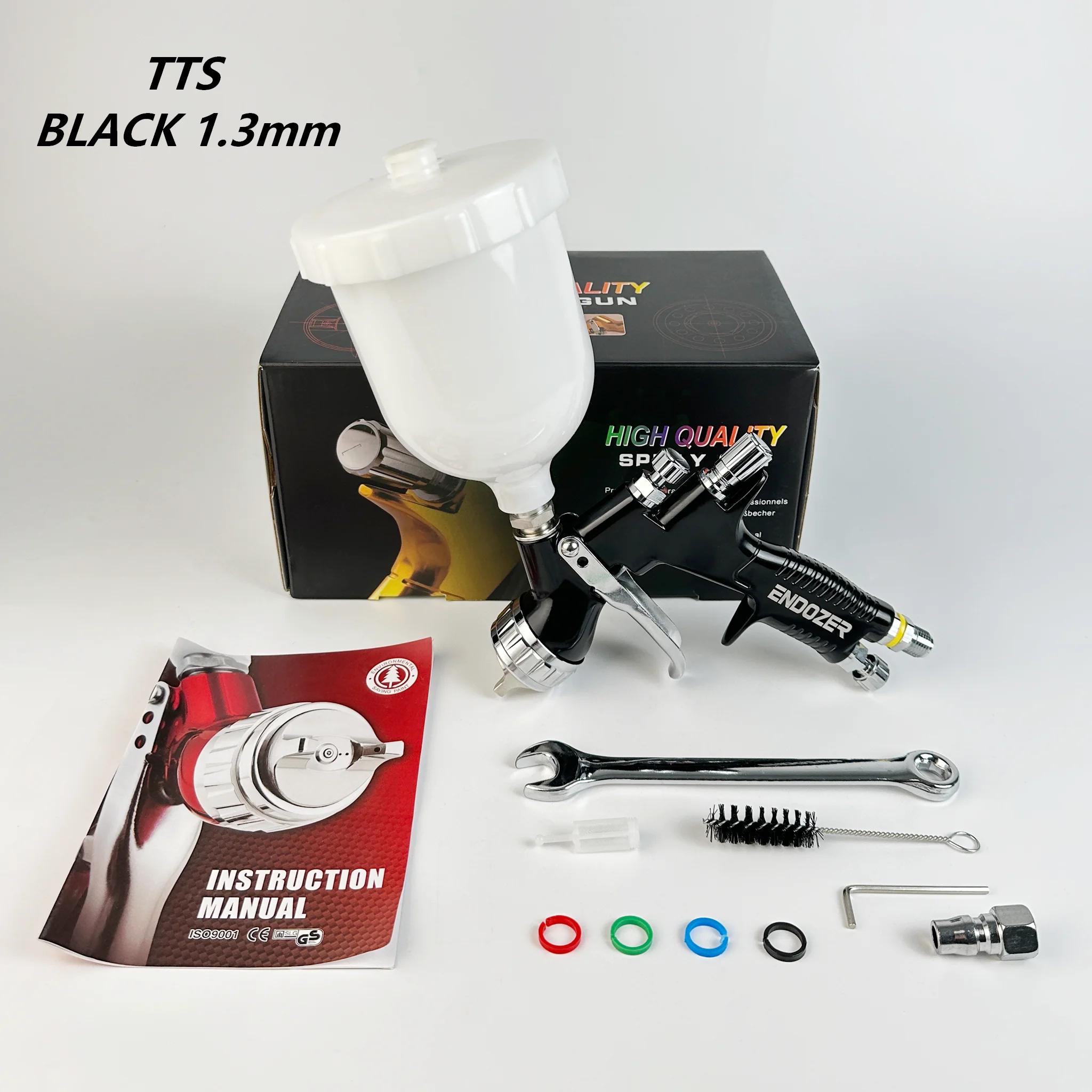Professional 1.3/1.8mm Auto Paint Painting Spray Gun Automotive Refinishing Pneumatic Car Paint Coating Spray Gun