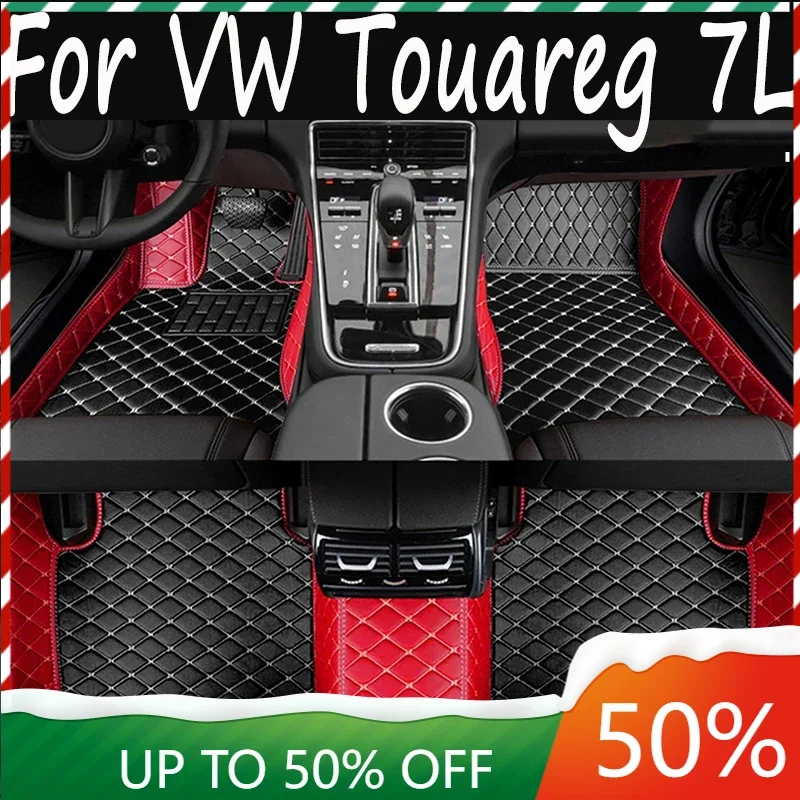 

Car Floor Mats For VW Volkswagen Touareg 7L 2002~2009 5saet Waterproof Protective Pad Car Matt Tapetes Automovil Car Accessories