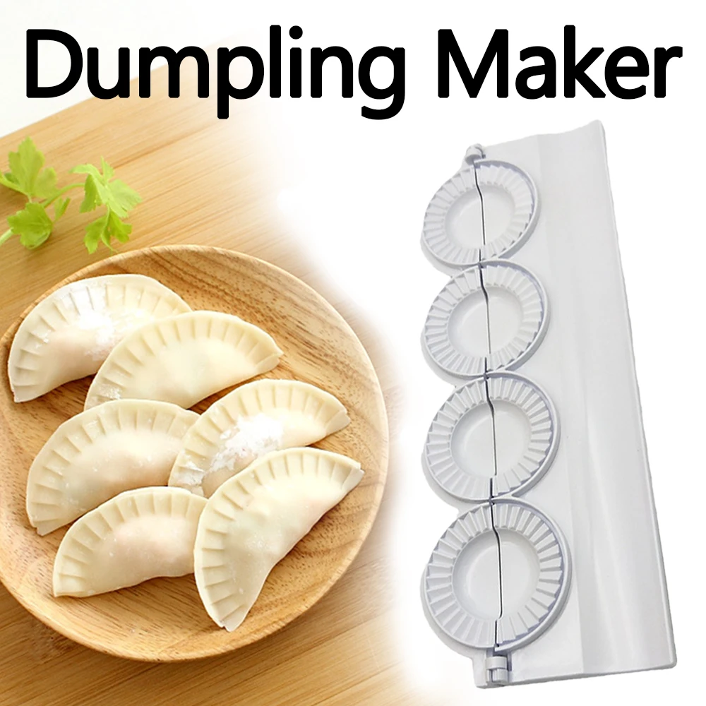 Máquina para hacer dumplings, envoltorio de masa de plástico, molde de prensa para Empanada, molde de prensado para dumplings Diy, herramientas de cocina para reuniones