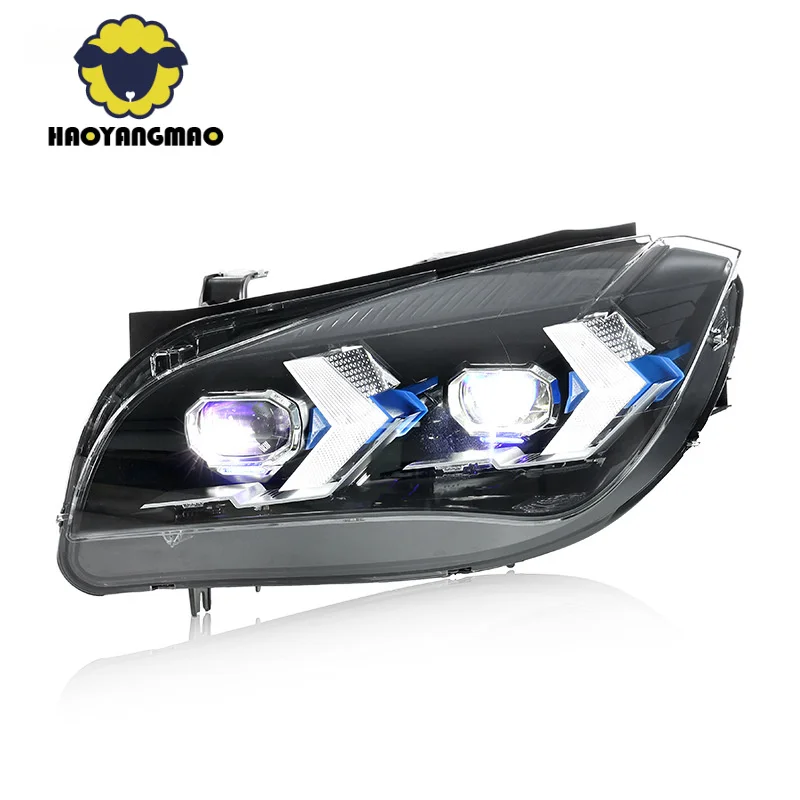 

Suitable for 10-15 X1 Headlight Assembly E84 Modified Arrow Style LED Daytime Running Light Turn Signal Lens Light