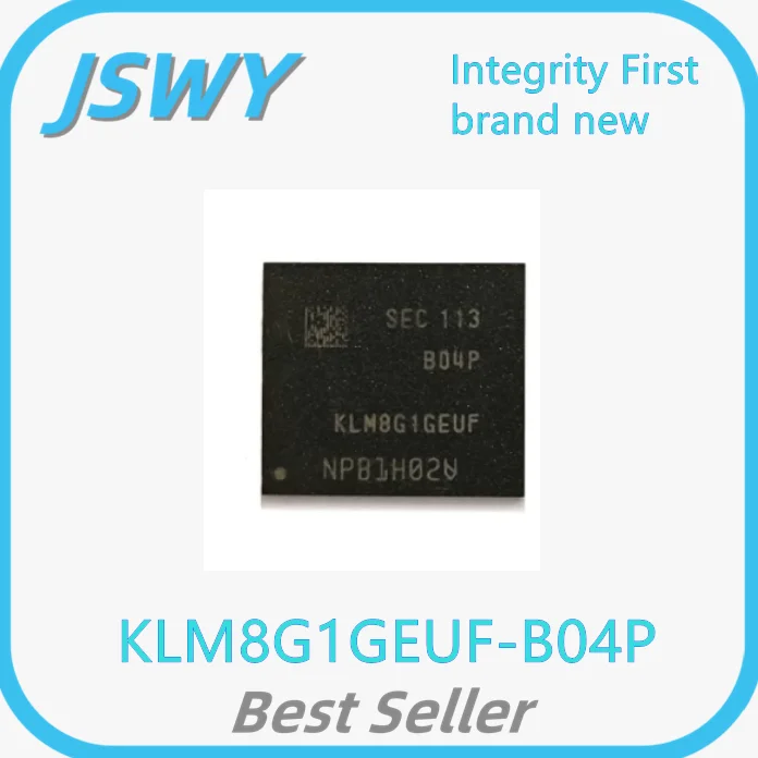 (1/10 piece) KLM8G1GEUF-B04P 8G EMMC 5.1 version memory chip BGA153 electronics 100% brand new original integrity first