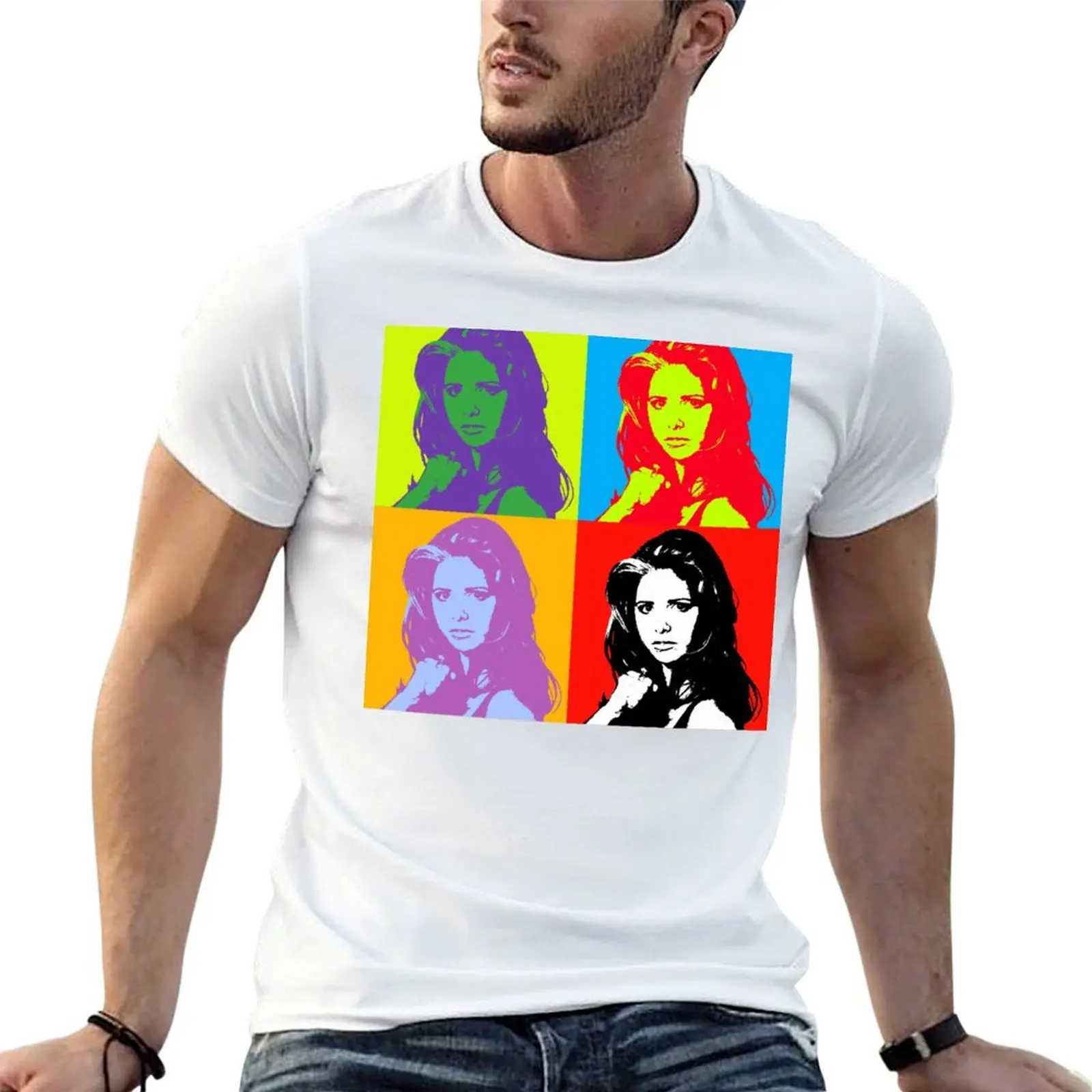 

Pop Buffy Summers T-Shirt cotton t shirt pack man t shirt cotton t shirt man cotton T-shirt