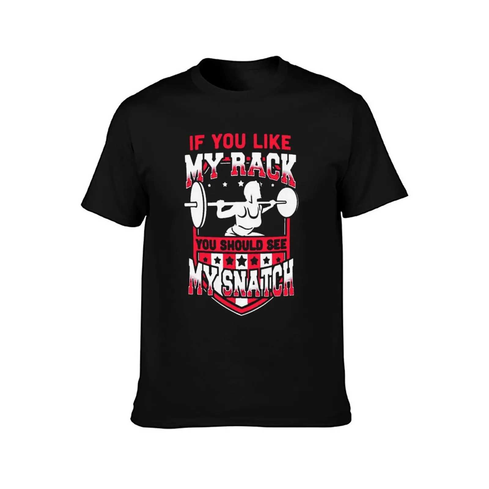 Fitness My rack My Snatch T-Shirt Summer Casual Cotton Tee Oversized Streetwear Tops Vintage Graphic Print Unisex Men Women