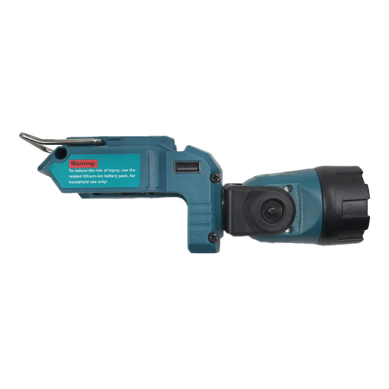 Imagem -06 - Portátil Spotlight Led Luz de Advertência Trabalho Lâmpada Lanterna Carregador Usb para Makita Bl1021 Bl1041 10.8v 12v Li-ion Bateria Azul