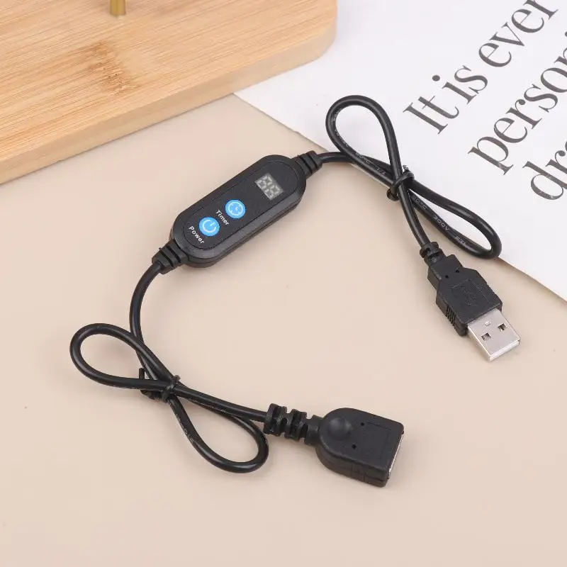 *USB Countdown Timer Cord Digital Timer Switch Cable Auto Cutoff Connector Controller Timer Switches For LED Strips Fan Motors