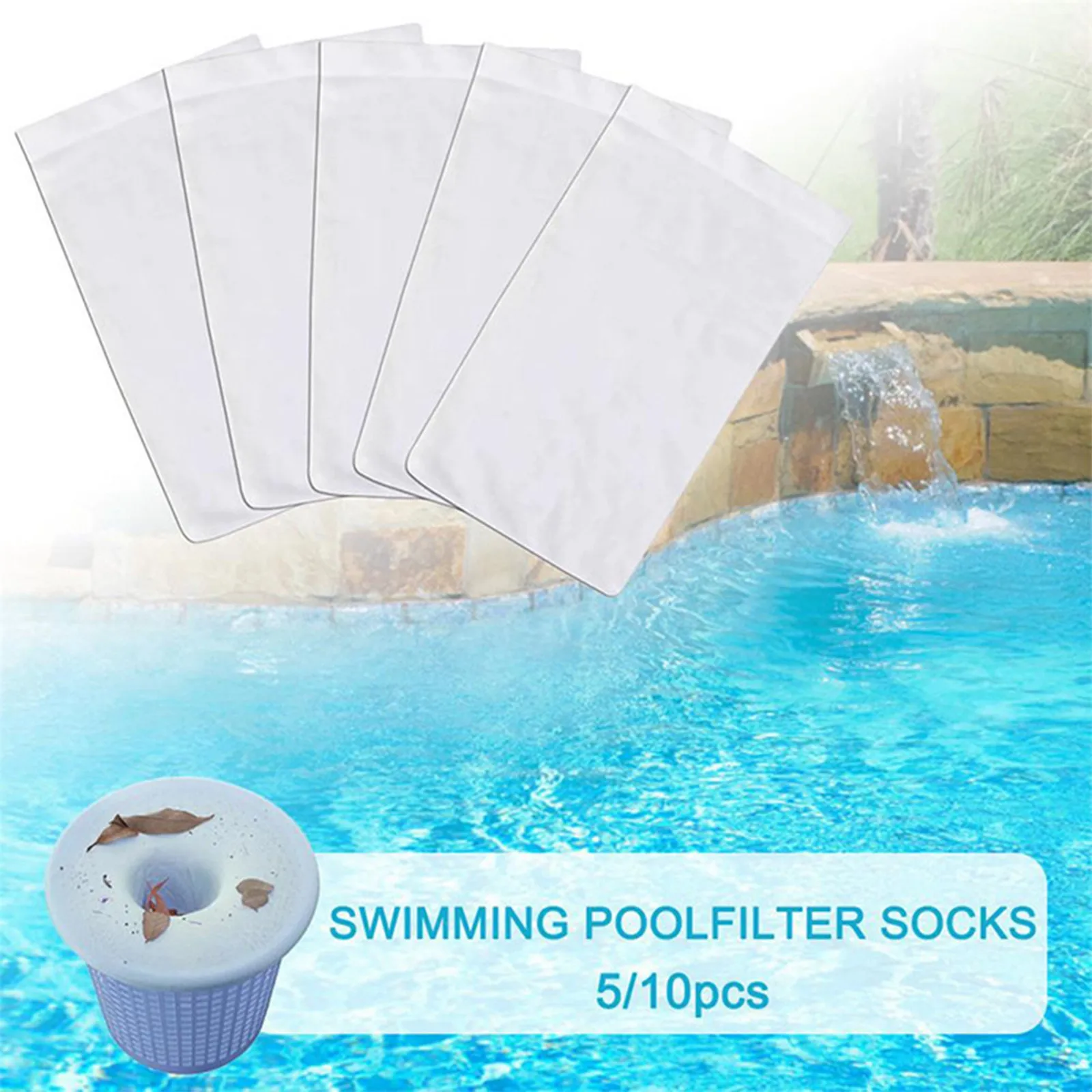 

Swimming Pool Filter Filter Socks Garbage Set Swimming Pool Absorbent Cotton Cleaning Filter Can Be Used Repeatedly