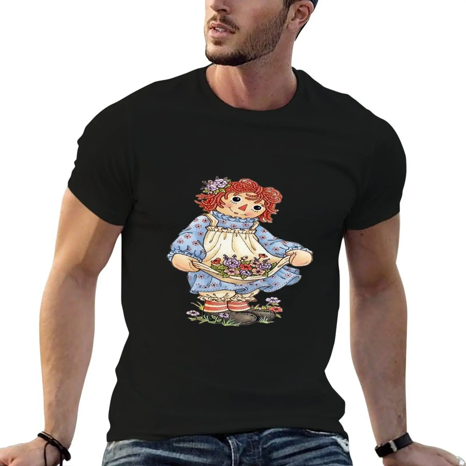

Raggedy Ann And Raggedy Andy T-Shirt man t shirt designer t shirts with prints T-Shirt