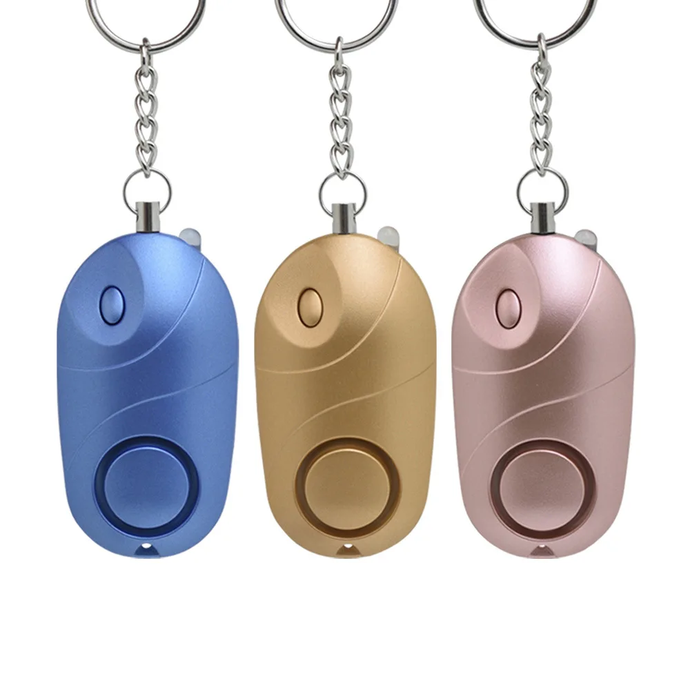 Personal  Alarm Woman Self Defense Keychain Set 130dB Safe Sound Personal Alarm Self-defense Key Chain Emergency Anti-Attack