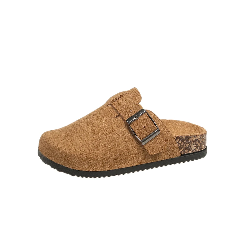 Toddler Versatile Solid Soft Home Slippers Boys Girls Flat Anti- Floor Slides Kids   Breathable Four-Season Closed-Toe Sandals - view 5