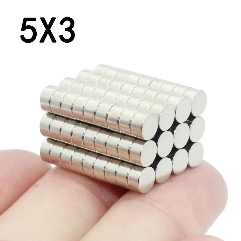 20/30/50/80/100 Pcs 5x3 Neodymium Magnet 5mm x 3mm N35 NdFeB Round Super Powerful Strong Permanent Magnetic imanes Disc 5*3