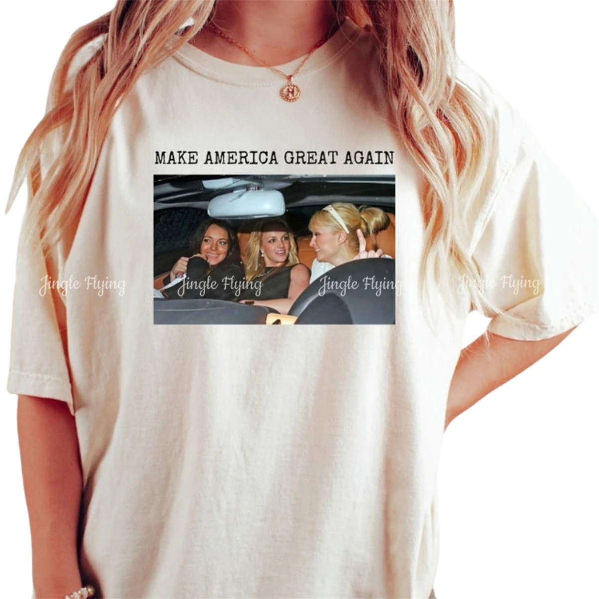 Рубашка Make America Great Again, забавные рубашки, рубашка для девочек Britney Spears Mean, футболка для лучших друзей Парижа