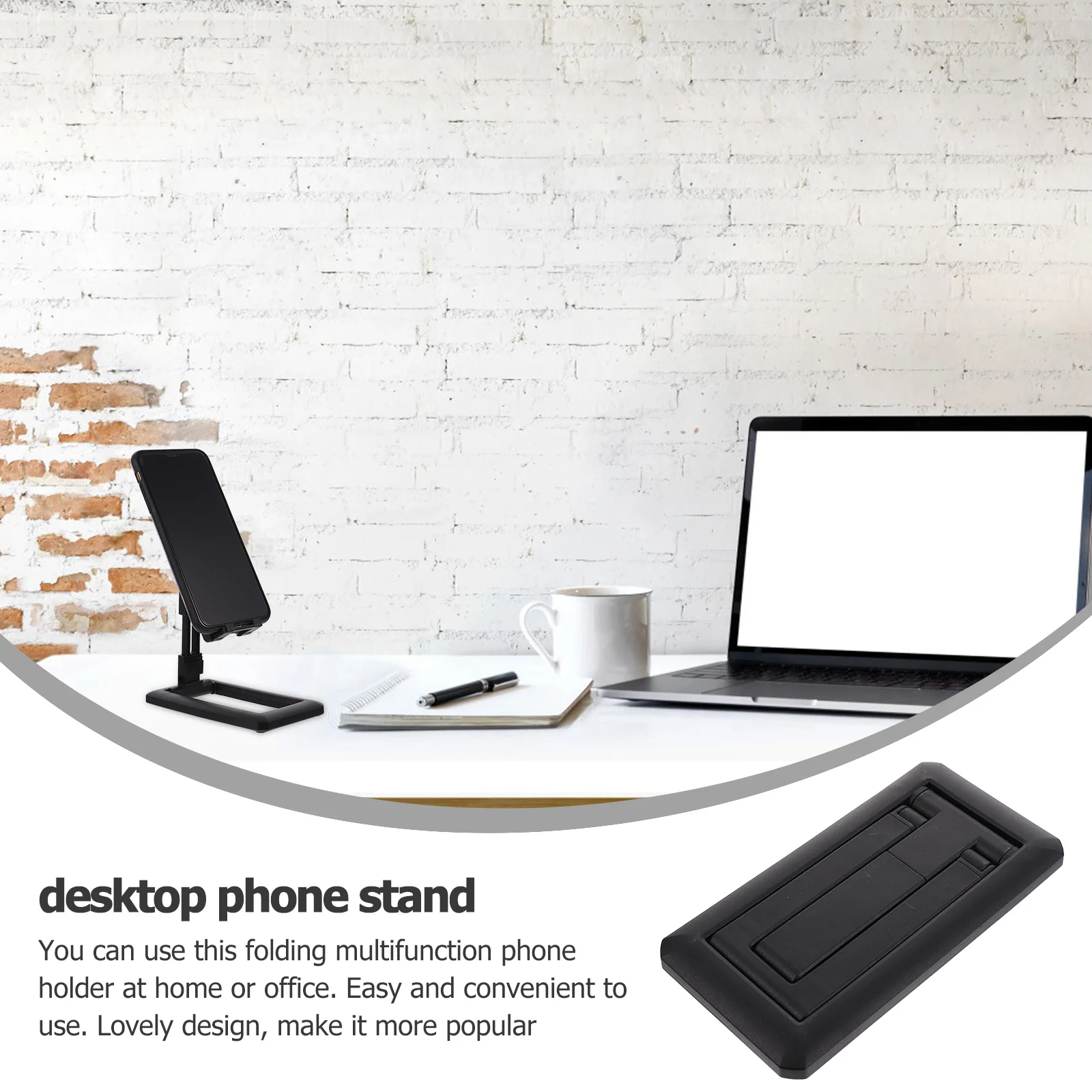 Computer Folding Mobile Phone Stand Office Laptop Foldable Desktop Cell Plastic Tablet