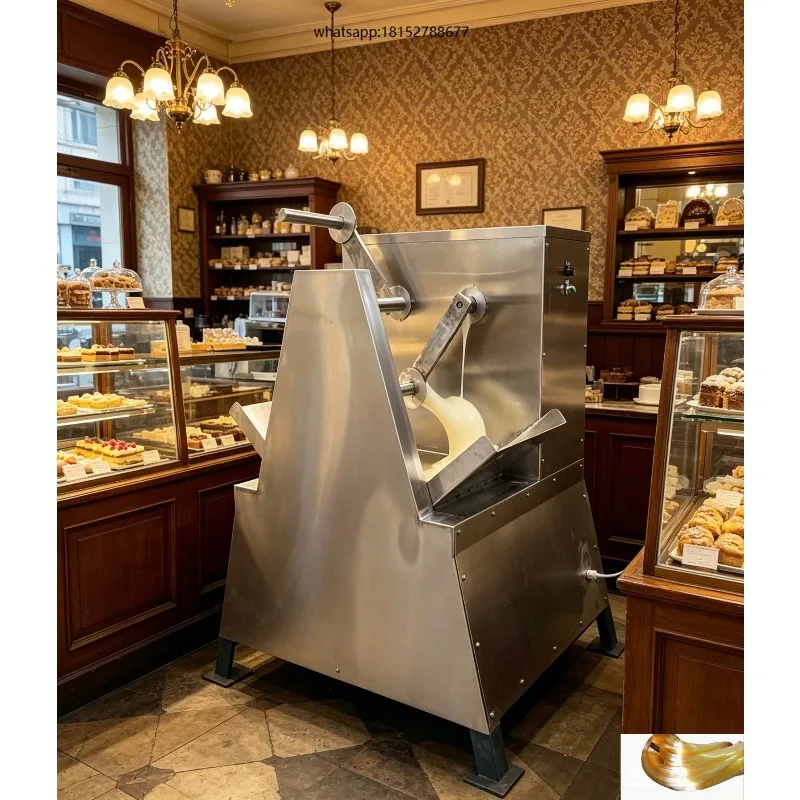 Electric Automatic Candy Making Machine-Stainless Steel 220V 50kg/h Capacity for Confectionery Shops