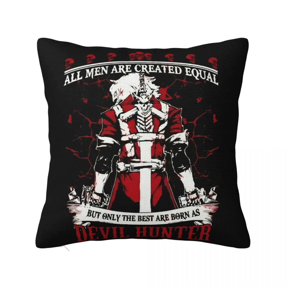 Devil Hunter The Best Are Born As May Cry Hunt Dmc Unisex Black Adult Formal Pillow Case