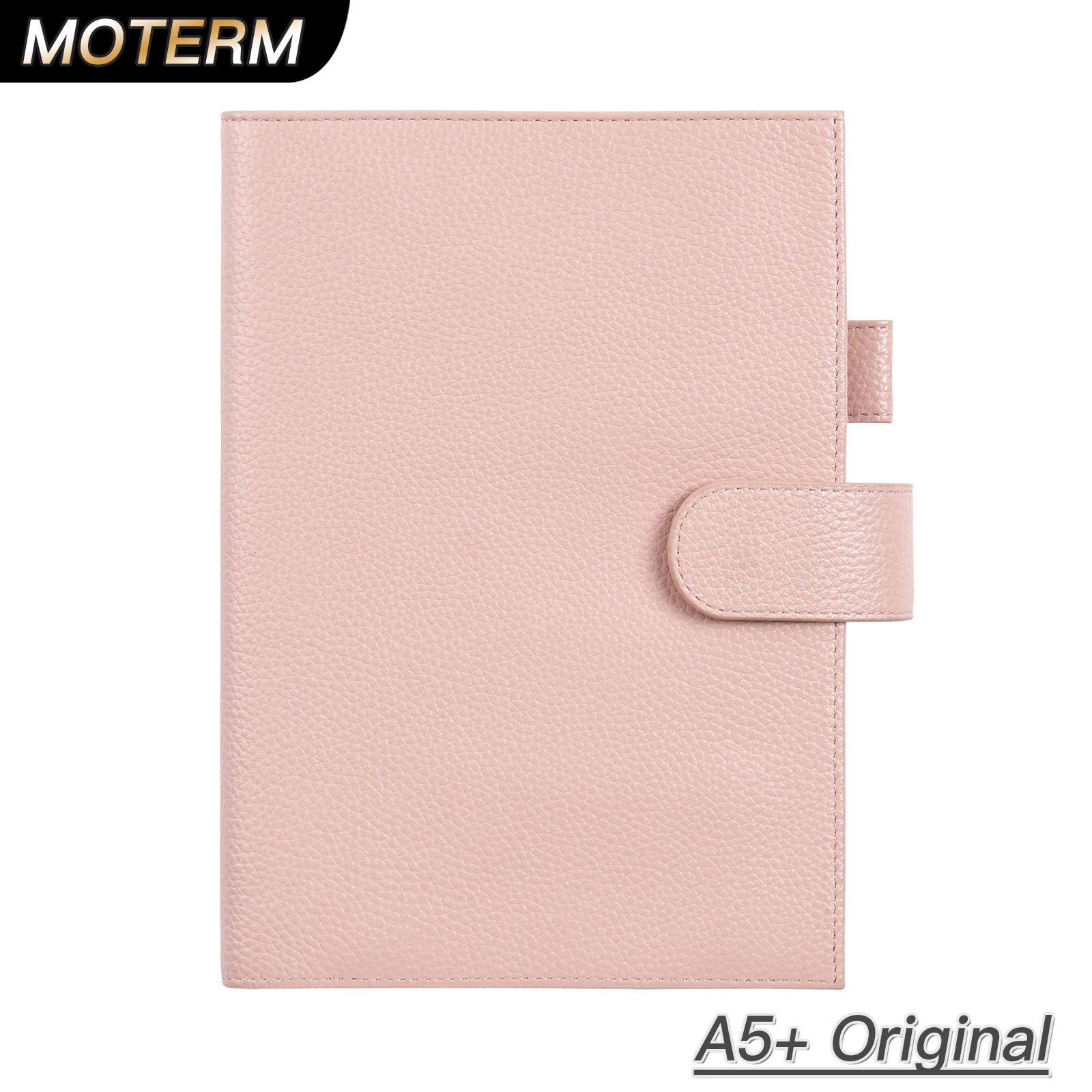 

Moterm Original Series A5 Plus Cover for Hobonichi Cousin A5 Notebook Genuine Pebbled Grain Leather Planner Organizer Agenda