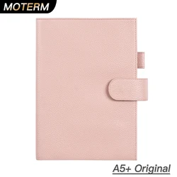 Moterm Original Series A5 Plus Cover for Hobonichi Cousin A5 Notebook Genuine Pebbled Grain Leather Planner Organizer Agenda
