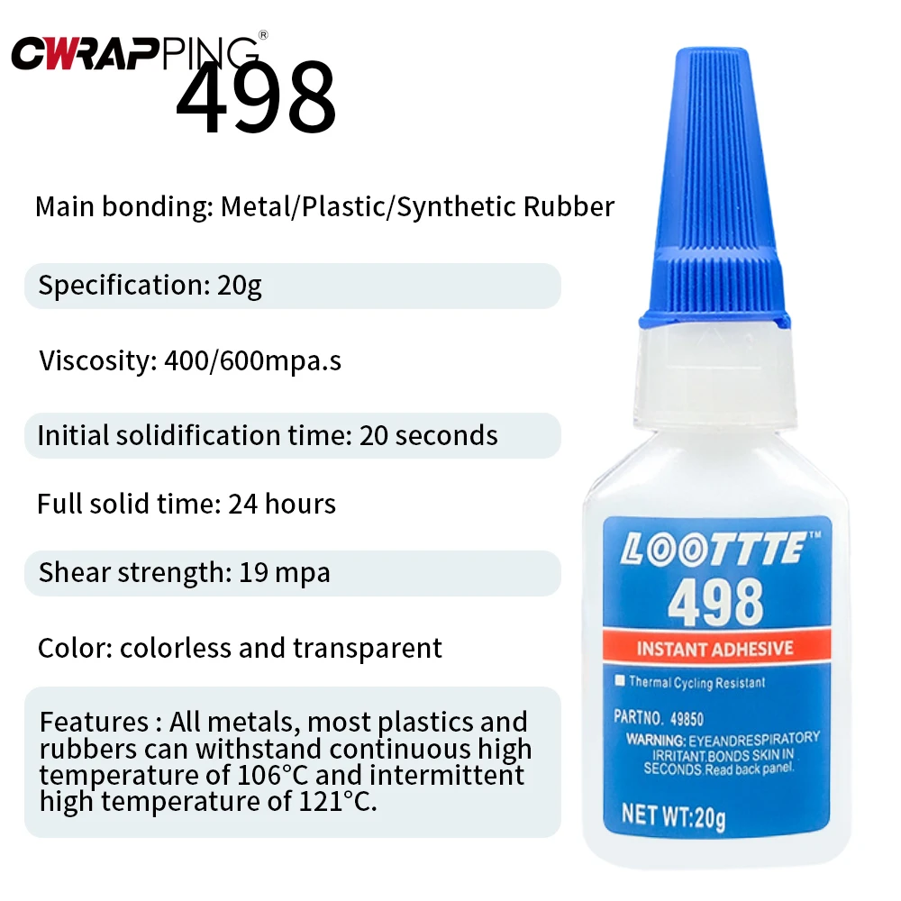 20ml 401-498 Instant Strong Glue Universal Super Glue Mighty Mighty Instant Instant Colorless Adhesive Glue for Home Car Tools