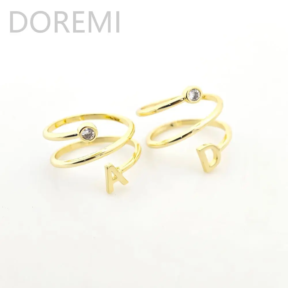 

lateefah персонализированное кольцо с буквами, изысканное кольцо с начальной буквой, подарок подружке невесты, комплект ювелирных изделий на заказ, подарочное кольцо, браслет с буквенной буквой