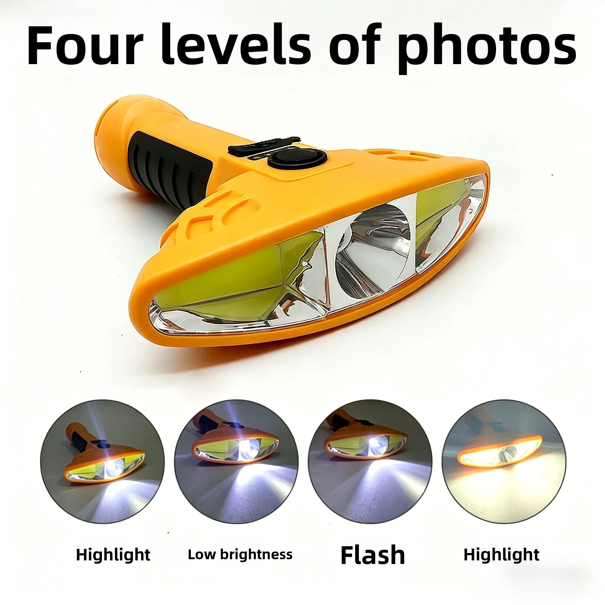 Rechargeable High Brightness Wide Beam Mini Torch Long Range Portable Flashlight Outdoor Camping Hiking Emergency Light
