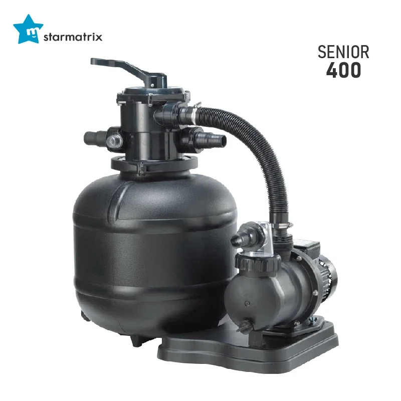 STARMATRIX RTS pool filter Senior 400 swimming pool pump sand filter combo