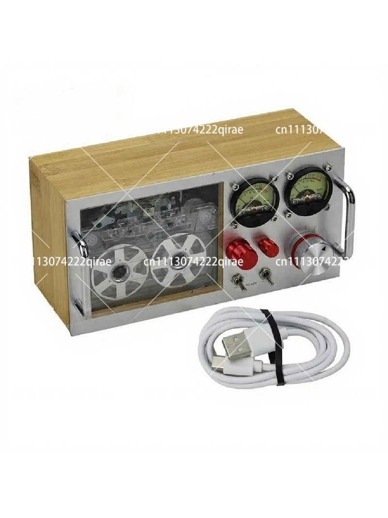 Desktop Decoration Retro Polar Atmosphere Light Audio UV Level Meter Rotatable Disk Transparent Version/Frosted Version