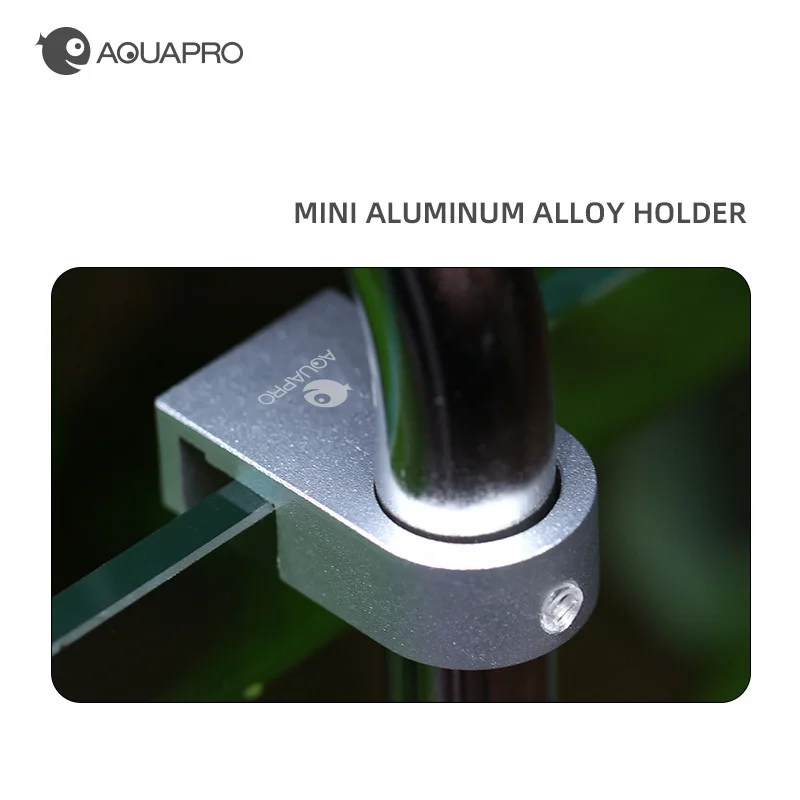 Mini Aluminum Alloy Holder Aquarium Fixing Bracket Aquatic Fish Plant Tank Feeding Clamps Water Filters Pipe Accessory Filtro