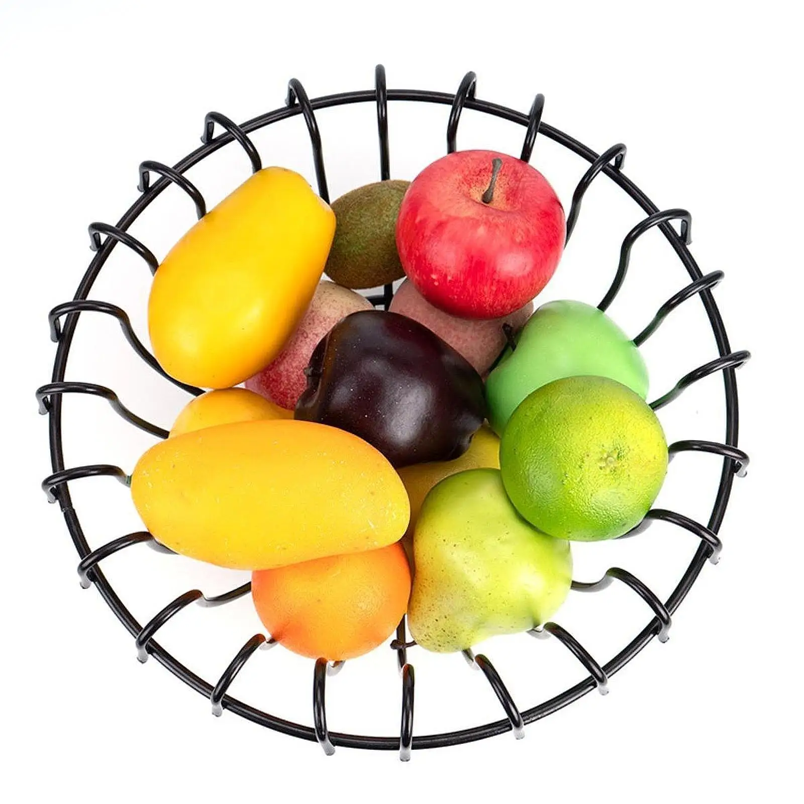 

Fruit Holder Wire Basket Fruit Holder Stand Fruit Basket Holder Vegetable Stand Holder for Cupcake Snacks Bread Veggies Wedding