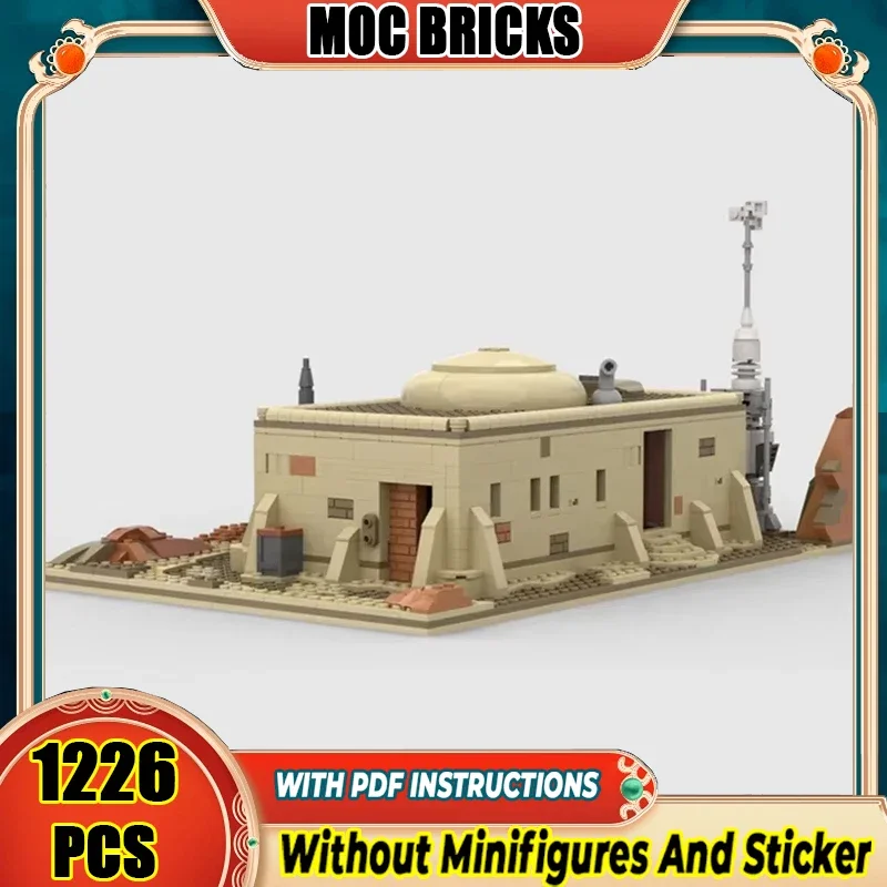 

Star Movie Moc Building Blocks Desert Temporary Exchange Model Technology Bricks DIY Assembly Construction Toy Holiday Gift