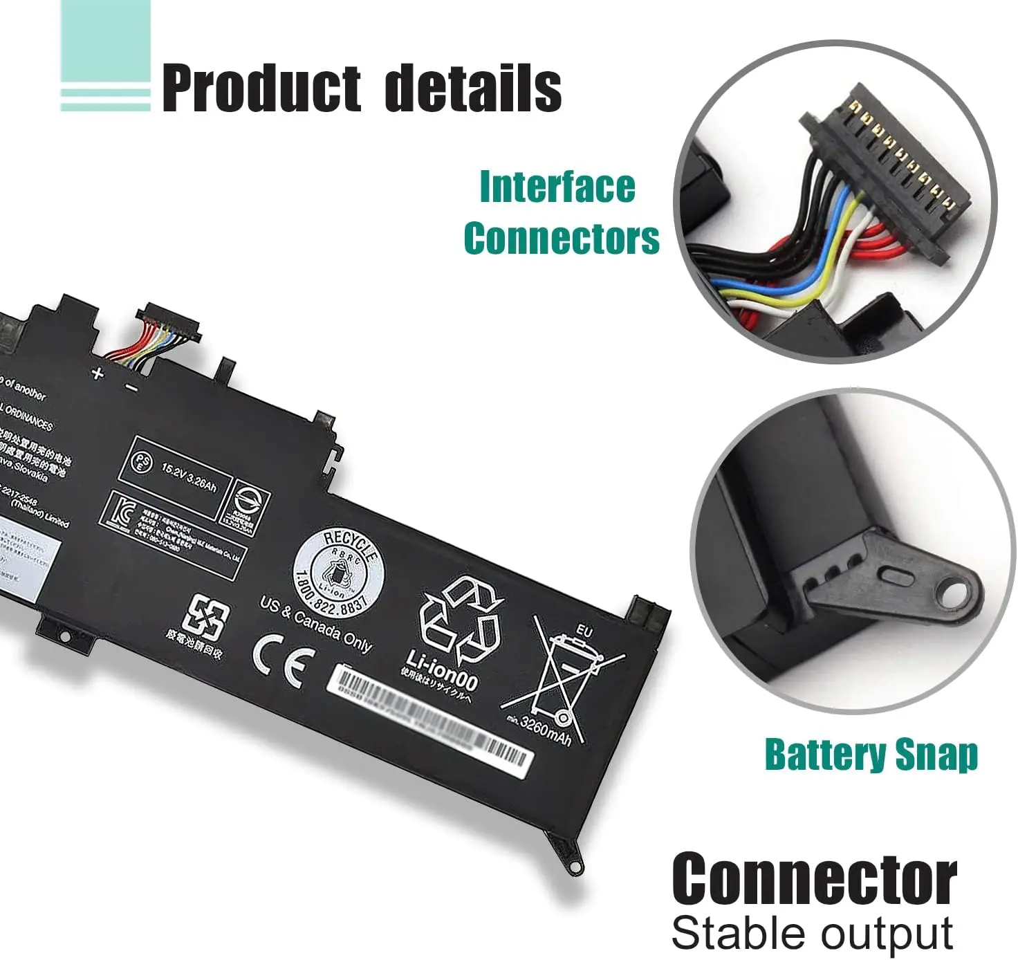 01 av432 01 av433 01 av434 00 hw026 00 hw027 bateria do laptopa Lenovo ThinkPad joga 260 370 X380 SB10K97589 SB10K97590 SB10K97590 SB10K97591