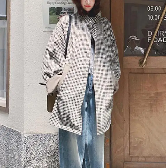 SuperAen 2025 春と秋の新作シンプルな女性の 1 ボタン中長ブレザー ジャケット