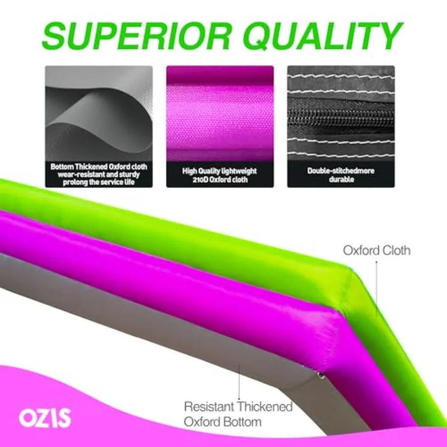 20피트 풍선 가가볼 풀장 (가가볼 포함) 실내/실외 스포츠, 학교/가족 활동, 간편 설치, 녹색/보라색