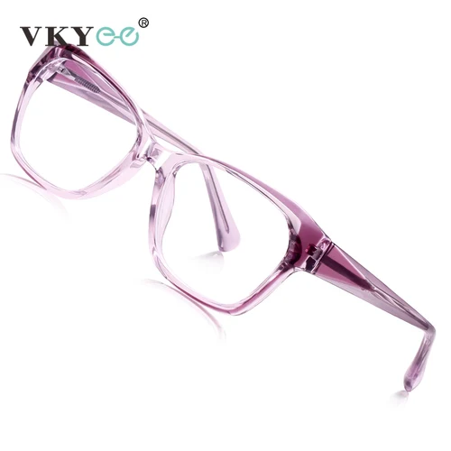 Imagen 2 del producto VICKY, nueva moda, diseño geométrico personalizado de marco grande, gafas de lectura antiluz azul para mujer, prescripción personalizable