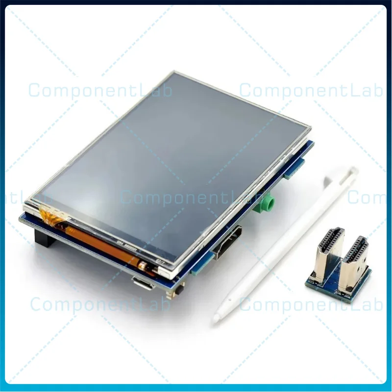 3.5-inch high-definition HDMI for Raspberry Pi 3/4 generation 3B+ monitor, LCD touchscreen