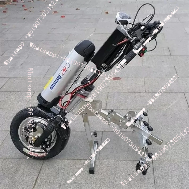 rtyElectric Disabled Vehicle Wheelchair Modified Front Drive Wheelchair Traction Electric Vehicle Head Wheelchair