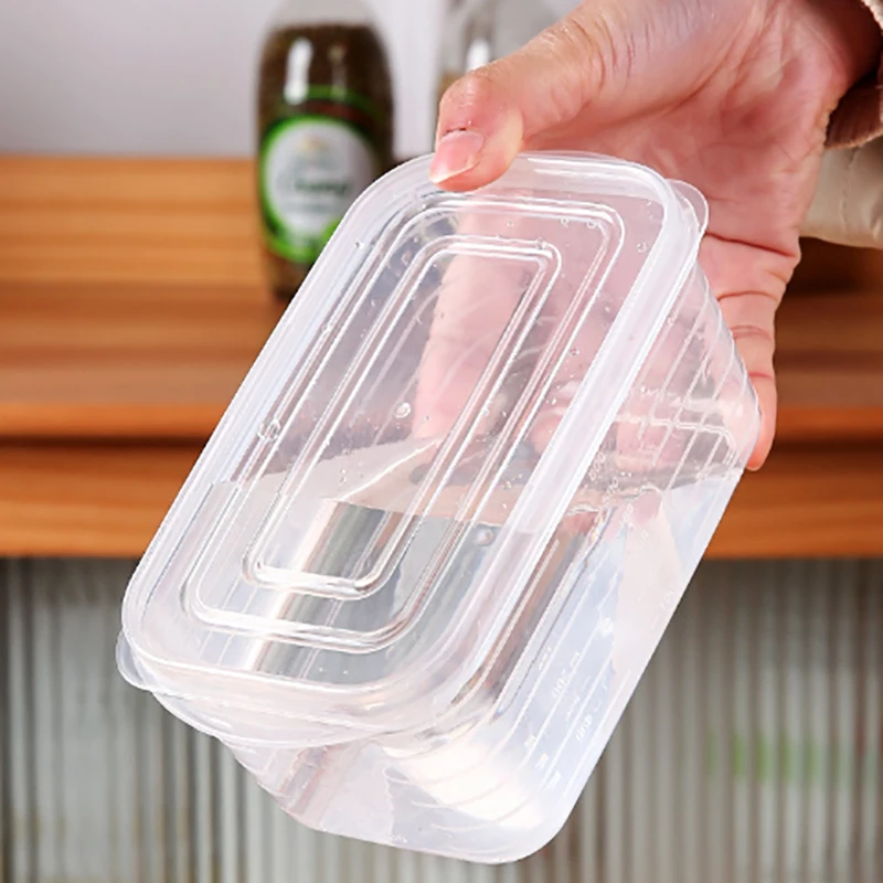 Refrigerator Frozen Meat Storage Box Fresh-keeping Box Superimposed Organizadores Food Storage Containers