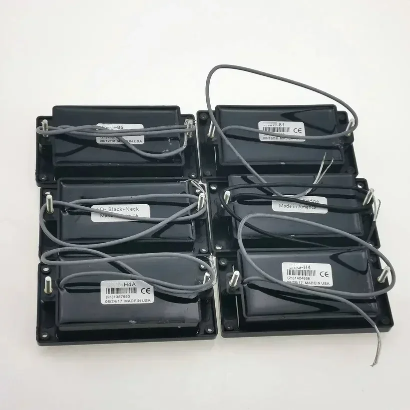 Q-X- Music Store-Gitarren-Humbucker-Tonabnehmer Gitarren-Tonabnehmer Humbucker-Keramik Geschlossene passive E-Gitarren-Tonabnehmer 1C-Draht